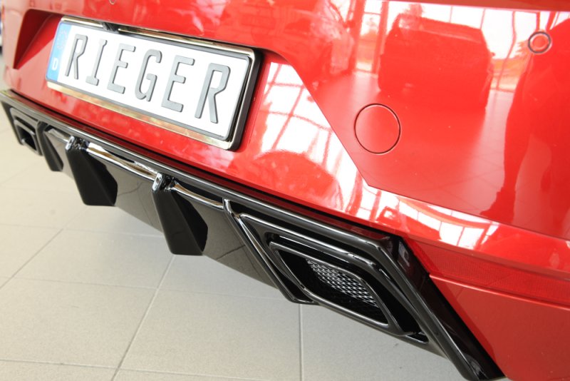 Rieger Heckeinsatz schwarz glänzend Seat Ibiza (KJ) 01.17- - 88166