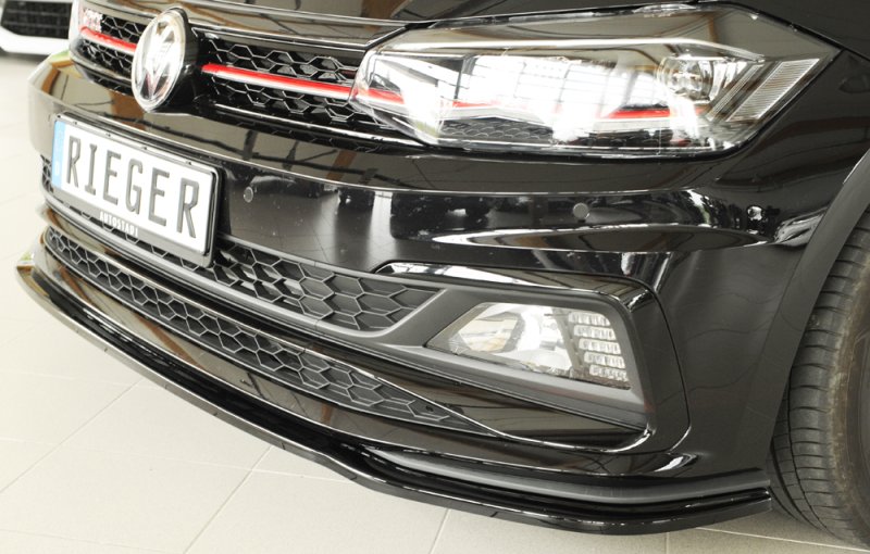 Rieger Spoilerschwert schwarz glänzend VW Polo AW GTI 06.17-05.21 (bis Facelift) - 88167