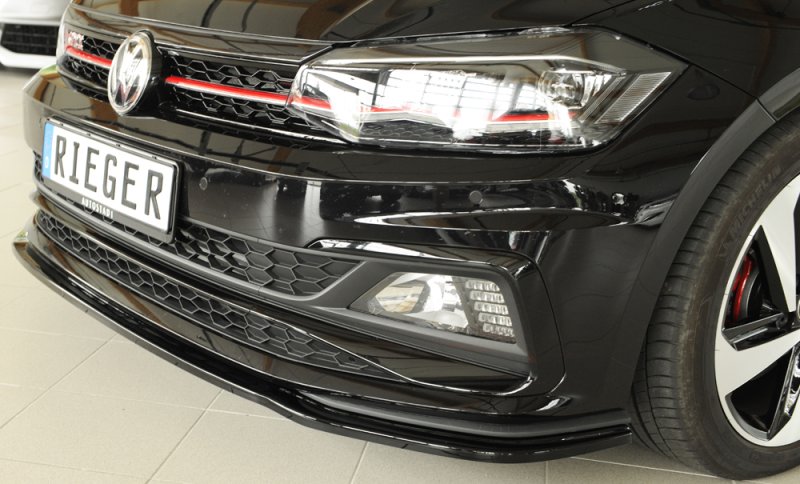 Rieger Spoilerschwert schwarz glänzend VW Polo AW GTI 06.17-05.21 (bis Facelift) - 88167