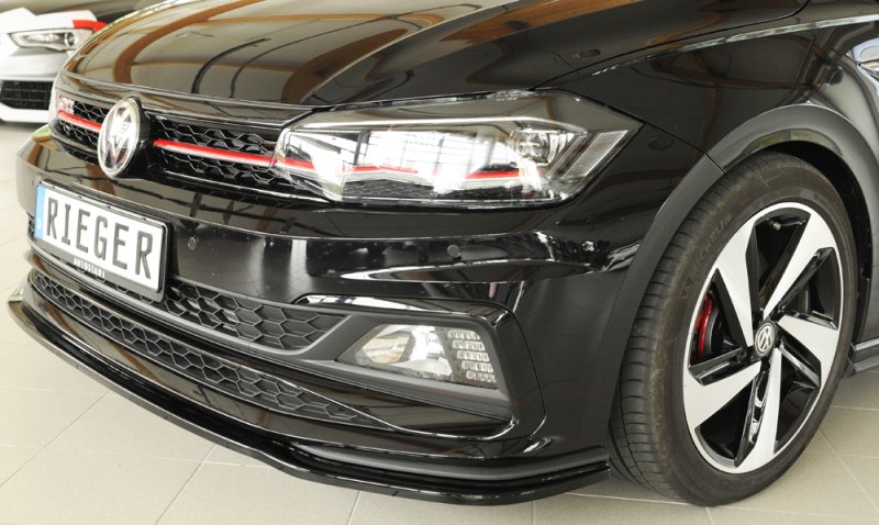 Rieger Spoilerschwert schwarz glänzend VW Polo AW GTI 06.17-05.21 (bis Facelift) - 88167