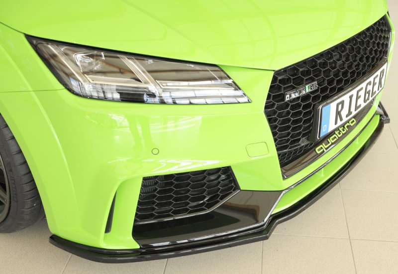 Rieger Spoilerschwert schwarz glänzend Audi TT RS (8J/8J1-FV/8S) 05.16-08.18 (bis Facelift) - 88174