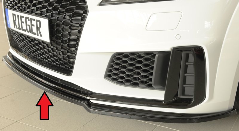 Rieger Spoilerschwert schwarz glänzend Audi TT (8J-FV/8S) 09.18- (ab Facelift) - 88188
