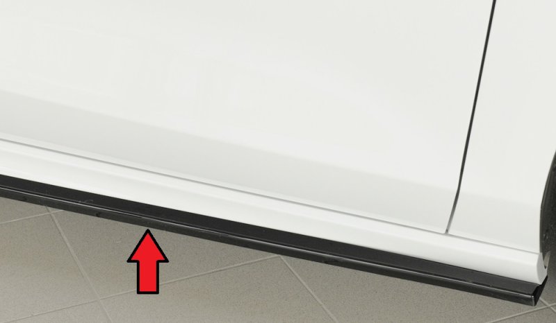 Rieger Seitenschwelleransatz schwarz glänzend Ford Focus 4 (DEH) 09.18- - 88192
