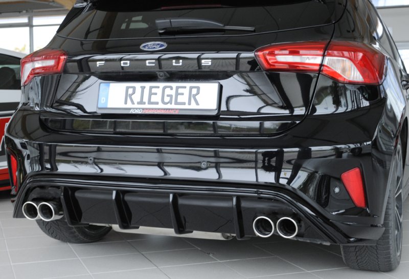 Rieger Heckeinsatz schwarz glänzend Ford Focus 4 (DEH) 09.18- - 88195