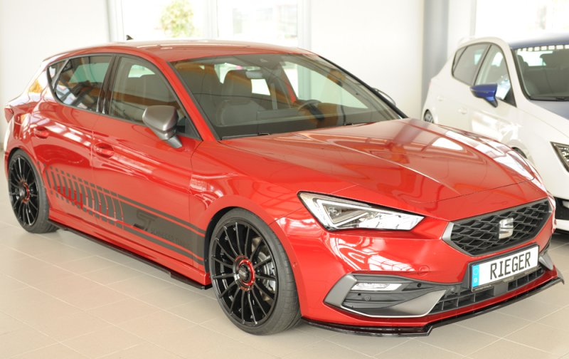 Rieger Spoilerschwert schwarz glänzend Seat Leon (KL) 04.20- - 88209