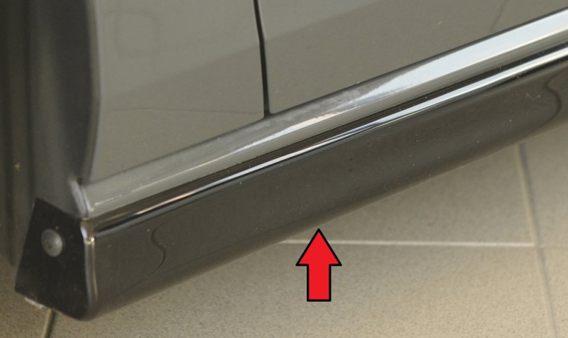 Rieger Seitenschweller (XS) schwarz glänzend VW Golf 7 02.17- (ab Facelift) - 88217