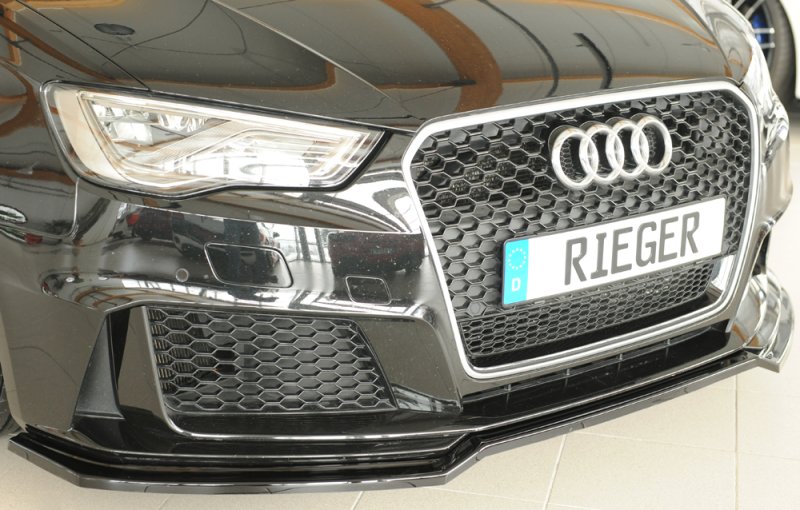 Rieger Spoilerschwert schwarz glänzend Audi RS3 (8V) 04.15-01.17 (bis Facelift) - 88230