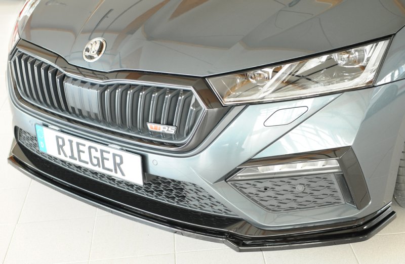 Rieger Spoilerschwert schwarz glänzend Skoda Octavia RS (NX) 07.20- - 88250