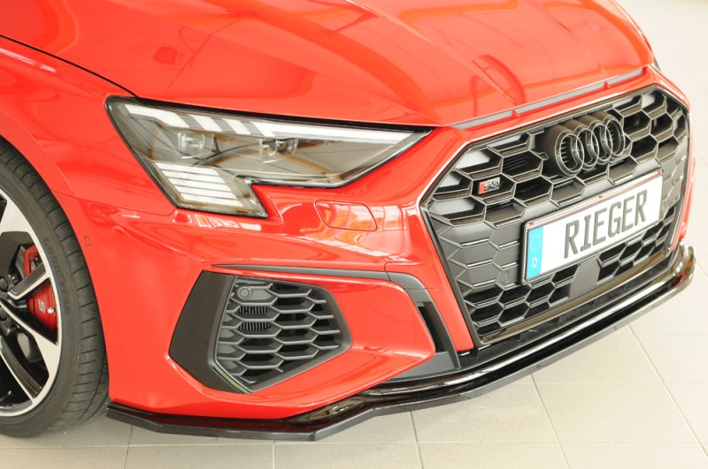 Rieger Spoilerschwert schwarz glänzend Audi A3 (GY) 11.19- - 88282