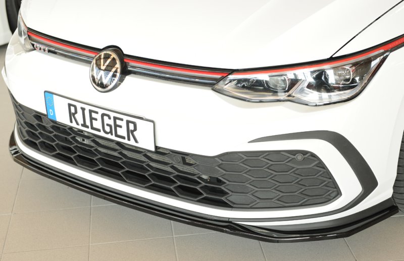 Rieger Spoilerschwert nur für GTI / GTD / GTE schwarz glänzend VW Golf 8 GTD 08.20- - 88290