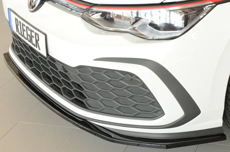 Rieger Spoilerschwert nur für GTI / GTD / GTE schwarz glänzend VW Golf 8 GTD 08.20- - 88290