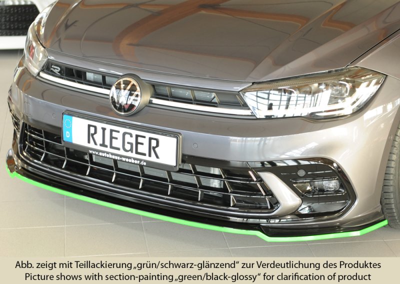 Rieger Spoilerschwert schwarz glänzend VW Polo AW GTI 06.21- (ab Facelift) - 88297