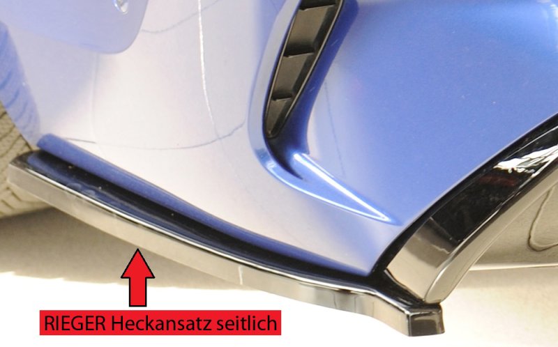 Rieger Heckschürzenansatz seitlich links schwarz glänzend BMW 3er G20 (G3L) 03.19- - 88309