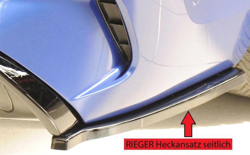 Rieger Heckschürzenansatz seitlich rechts schwarz glänzend BMW 3er G20 (G3L) 03.19- - 88310