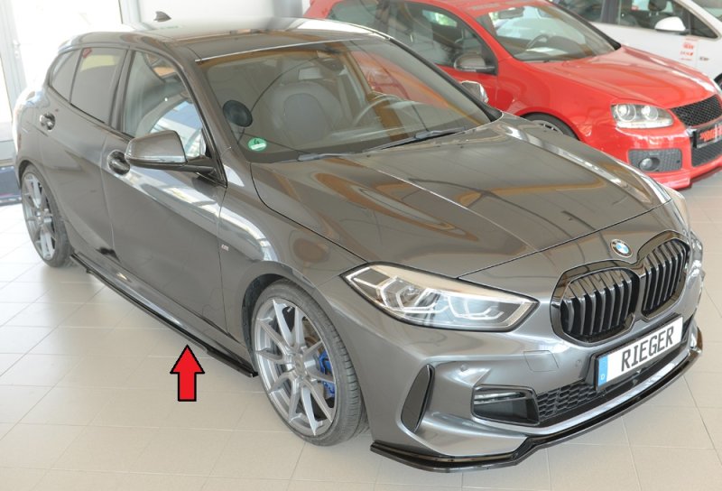 Rieger Seitenschwelleransatz schwarz glänzend BMW 1er F40 (F1H) 07.19- - 88315
