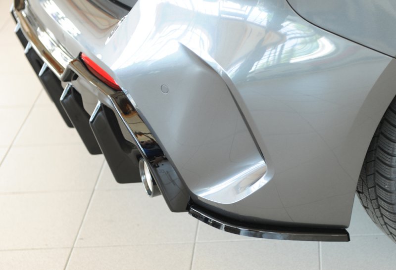 Rieger Heckschürzenansatz seitlich rechts schwarz glänzend BMW 1er F40 (F1H) 07.19- - 88319