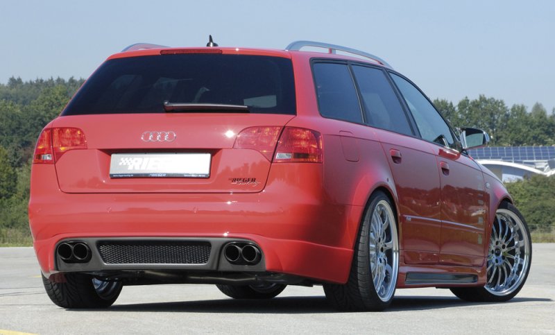 Rieger Heckschürzenansatz Audi A4 (8E) Typ B7 11.04- (ab Facelift) - 99025
