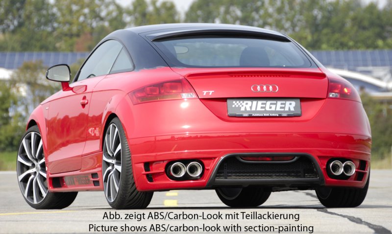Rieger Heckansatz Audi TT (8J) 09.06-06.10 (bis Facelift) - 99050