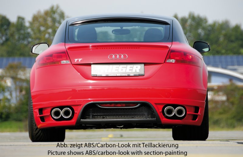 Rieger Heckansatz Audi TT (8J) 09.06-06.10 (bis Facelift) - 99050