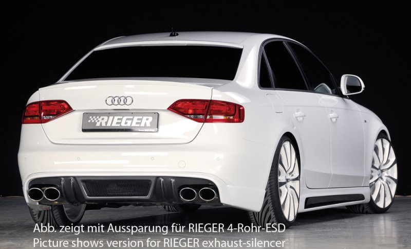Rieger Heckschürzenansatz Audi A4 (B8/B81) 11.07-12.11 (bis Facelift) - 99080