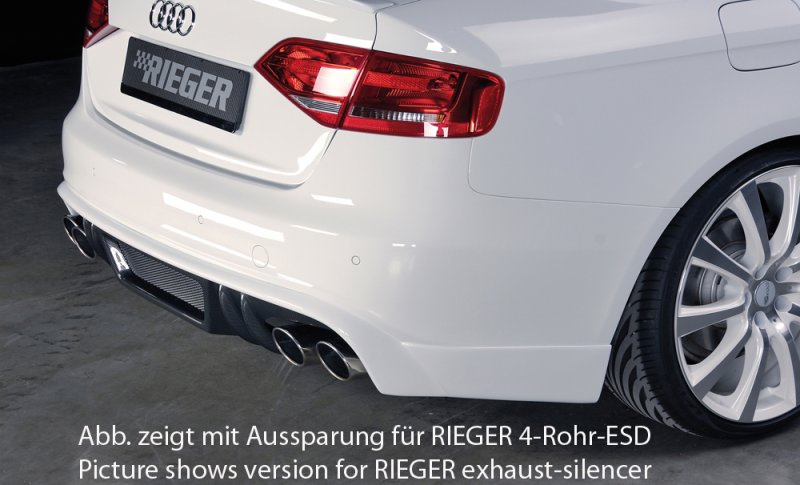 Rieger Heckschürzenansatz Audi A4 (B8/B81) 11.07-12.11 (bis Facelift) - 99080
