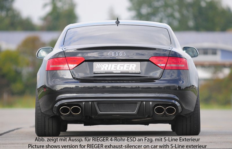 Rieger Heckeinsatz Audi A5 (B8/B81) 06.07-07.11 (bis Facelift) - 99092