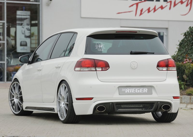 Rieger Heckschürzenansatz VW Golf 6 GTD - 99124