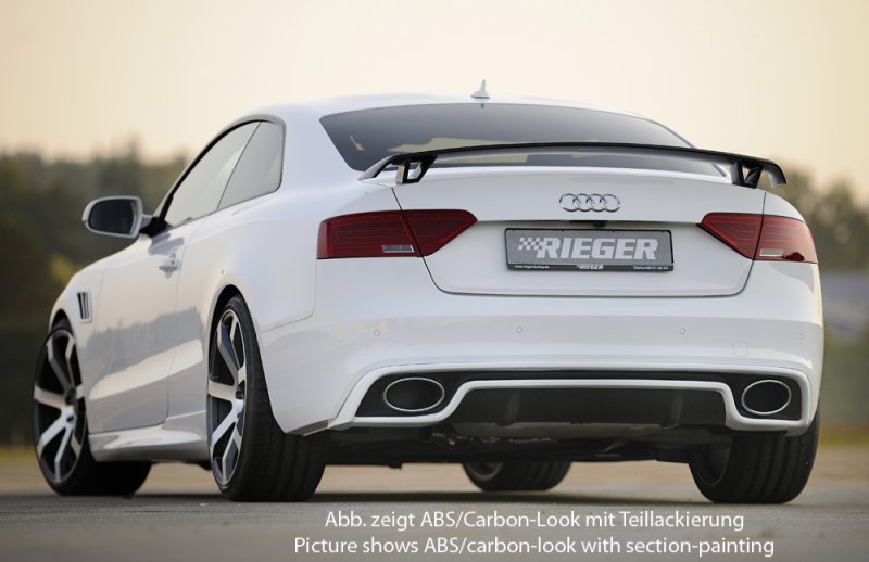 Rieger Heckeinsatz Audi A5 (B8/B81) 10.11-06.16 (ab Facelift) - 99126