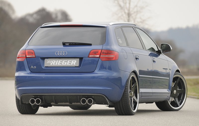 Rieger Heckeinsatz Audi A3 (8P) 07.08- (ab Facelift) - 99129