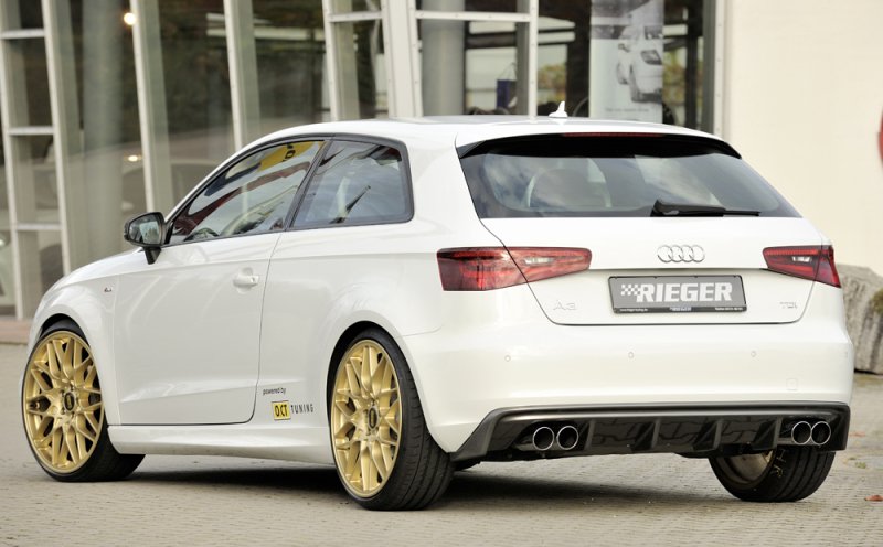 Rieger Heckeinsatz Audi A3 (8V) 07.12-08.16 (bis Facelift) - 99143