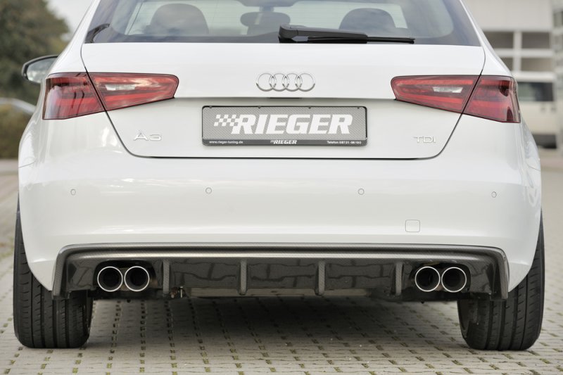 Rieger Heckeinsatz Audi A3 (8V) 07.12-08.16 (bis Facelift) - 99143