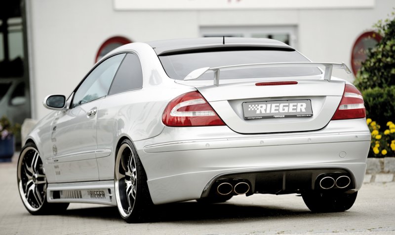 Rieger Heckscheibenblende Mercedes CLK (W209) 00.02-06.04 (bis Facelift / bis Modell 2005) - 99219