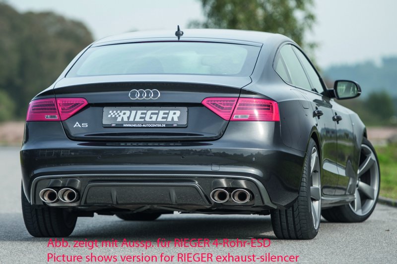 Rieger Heckeinsatz Audi A5 (B8/B81) 10.11-06.16 (ab Facelift) - 99222