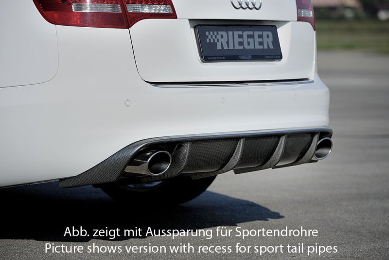 Rieger Heckeinsatz Audi A6 (4F) 10.08-08.11 (ab Facelift) - 99226