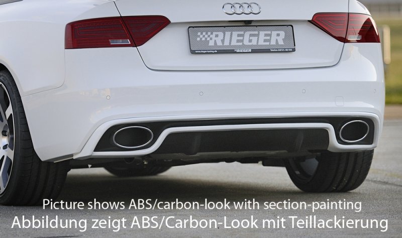 Rieger Heckeinsatz Audi A5 (B8/B81) 10.11-06.16 (ab Facelift) - 99230
