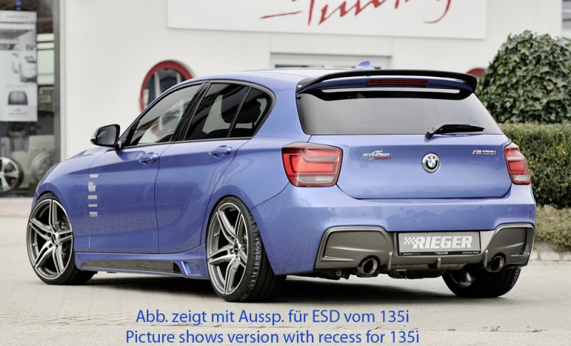 Rieger Heckeinsatz BMW 1er F20 (1K4) 09.11-03.2015 (bis Facelift) - 99241