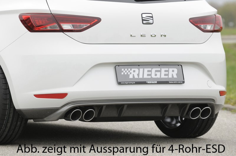 Rieger Heckschürzenansatz Seat Leon (5F) 10.12-12.16 (bis Facelift) - 99247