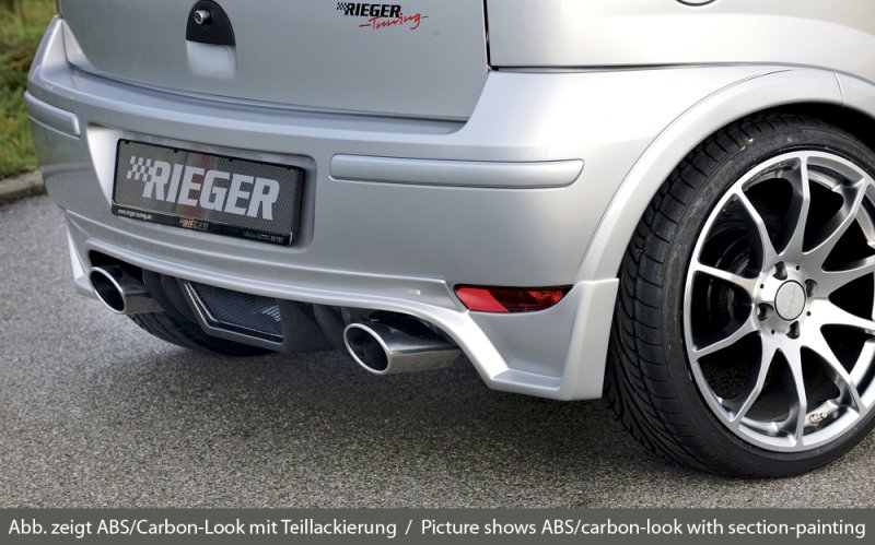 Rieger Heckschürzenansatz Opel Corsa C 06.03- (ab Facelift) - 99336