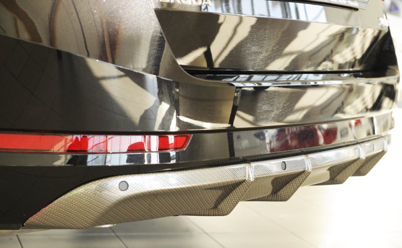 Rieger Heckeinsatz Skoda Superb III (3T/3V) 03.15-10.18 (bis Facelift 1) - 99364