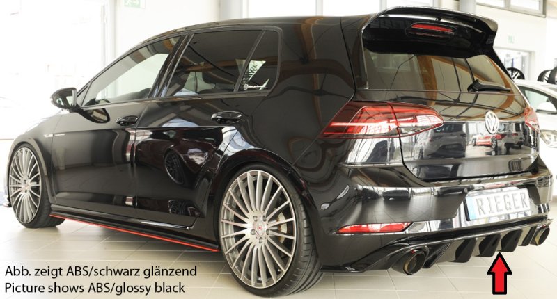 Rieger Heckeinsatz VW Golf 7 GTI 02.17- (ab Facelift) - 99370