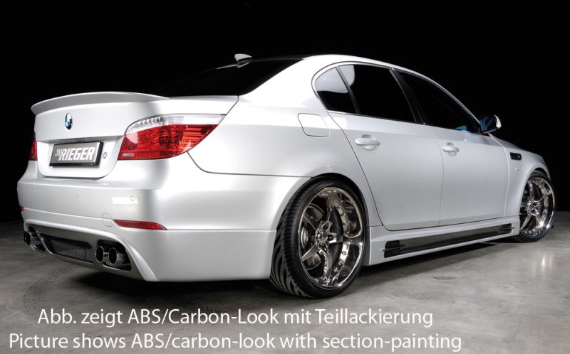 Rieger Heckschürzenansatz BMW 5er E60 08- (ab Facelift) - 99592