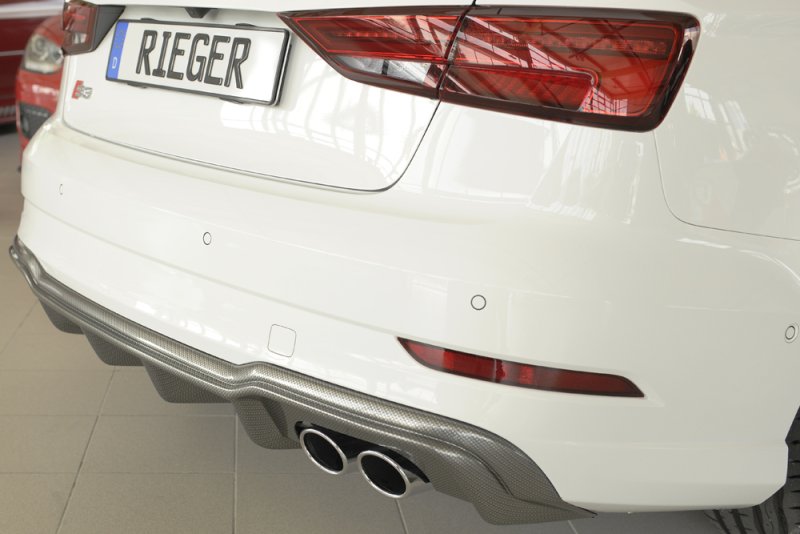 Rieger Heckeinsatz Audi A3 S3 (8V) 09.16- (ab Facelift) - 99615