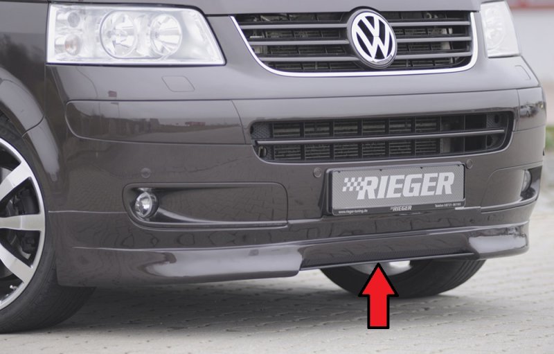 Rieger Spoilerschwert VW T5 Bus 04.03-08.09 (bis Facelift) - 99655