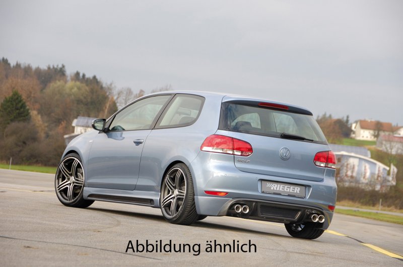 Rieger Heckschürzenansatz VW Golf 6 10.08- - 99782