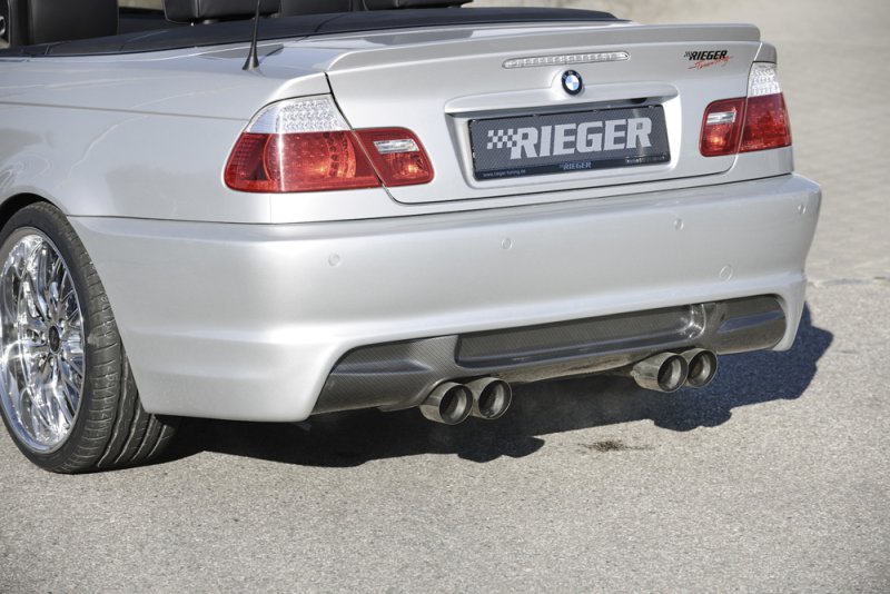 Rieger Heckeinsatz BMW 3er E46 02.02- (ab Facelift) - 99823