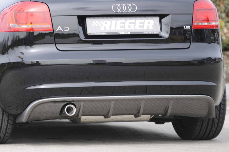 Rieger Heckeinsatz Audi A3 (8P) 07.08- (ab Facelift) - 99832