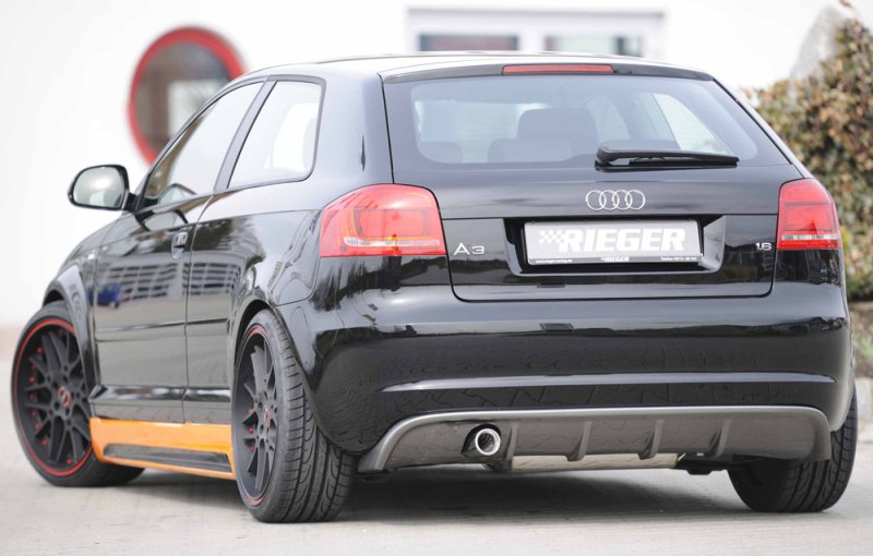 Rieger Heckeinsatz Audi A3 (8P) 07.08- (ab Facelift) - 99832