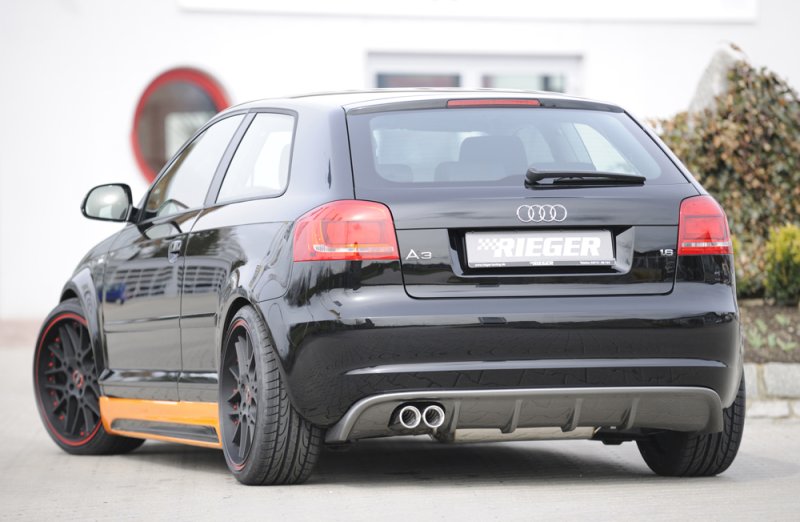 Rieger Heckeinsatz Audi A3 (8P) 07.08- (ab Facelift) - 99834
