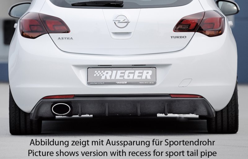 Rieger Heckeinsatz Opel Astra J 11.08-09.12 (bis Facelift) - 99848