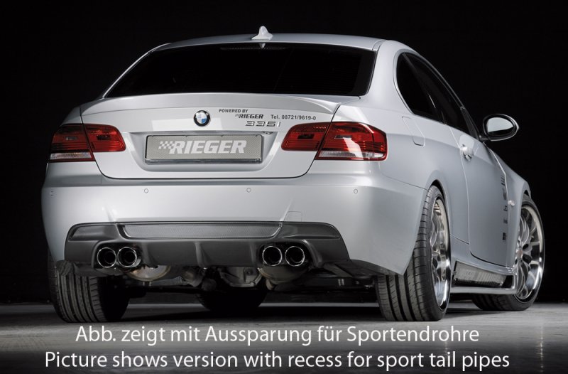 Rieger Heckeinsatz BMW 3er E92 03.10- (ab Facelift) LCI - 99859